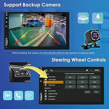 Amazon | hizpo 7インチ / 2-Din カーナビ 一体型車載PC カー
